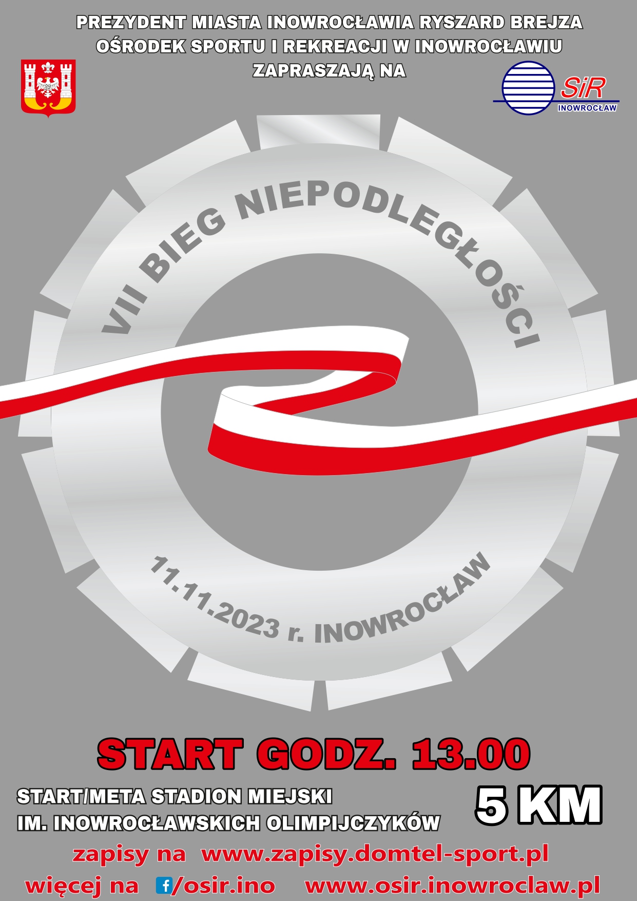 plakat VII Bieg Niepodległości