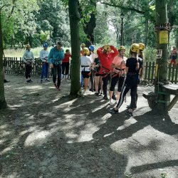 ZAWODY W PARKU LINOWYM